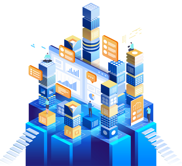 A range of devices representing the range of SharePoint services in UAE